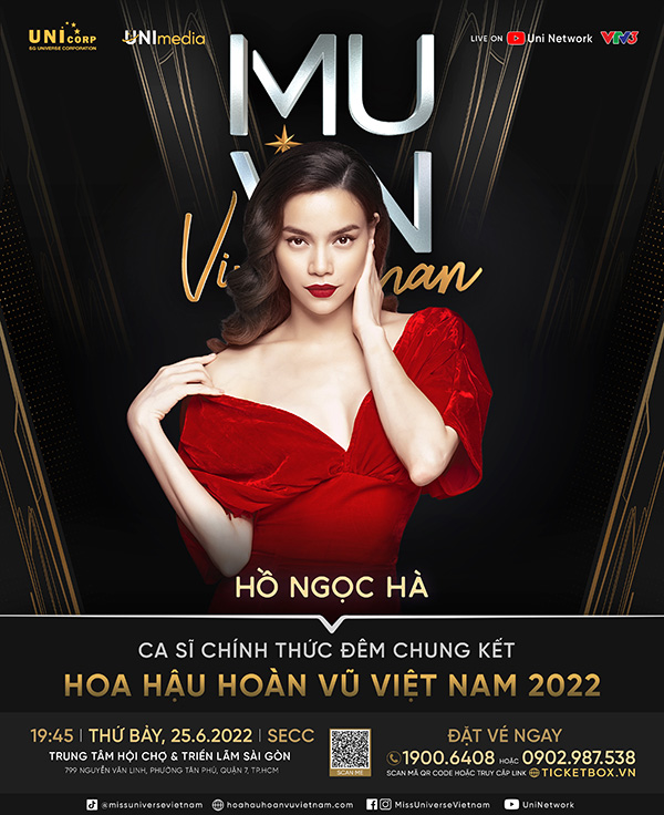 Hồ Ngọc Hà, Lân Nhã biểu diễn chung kết Hoa hậu Hoàn vũ Việt Nam 2022